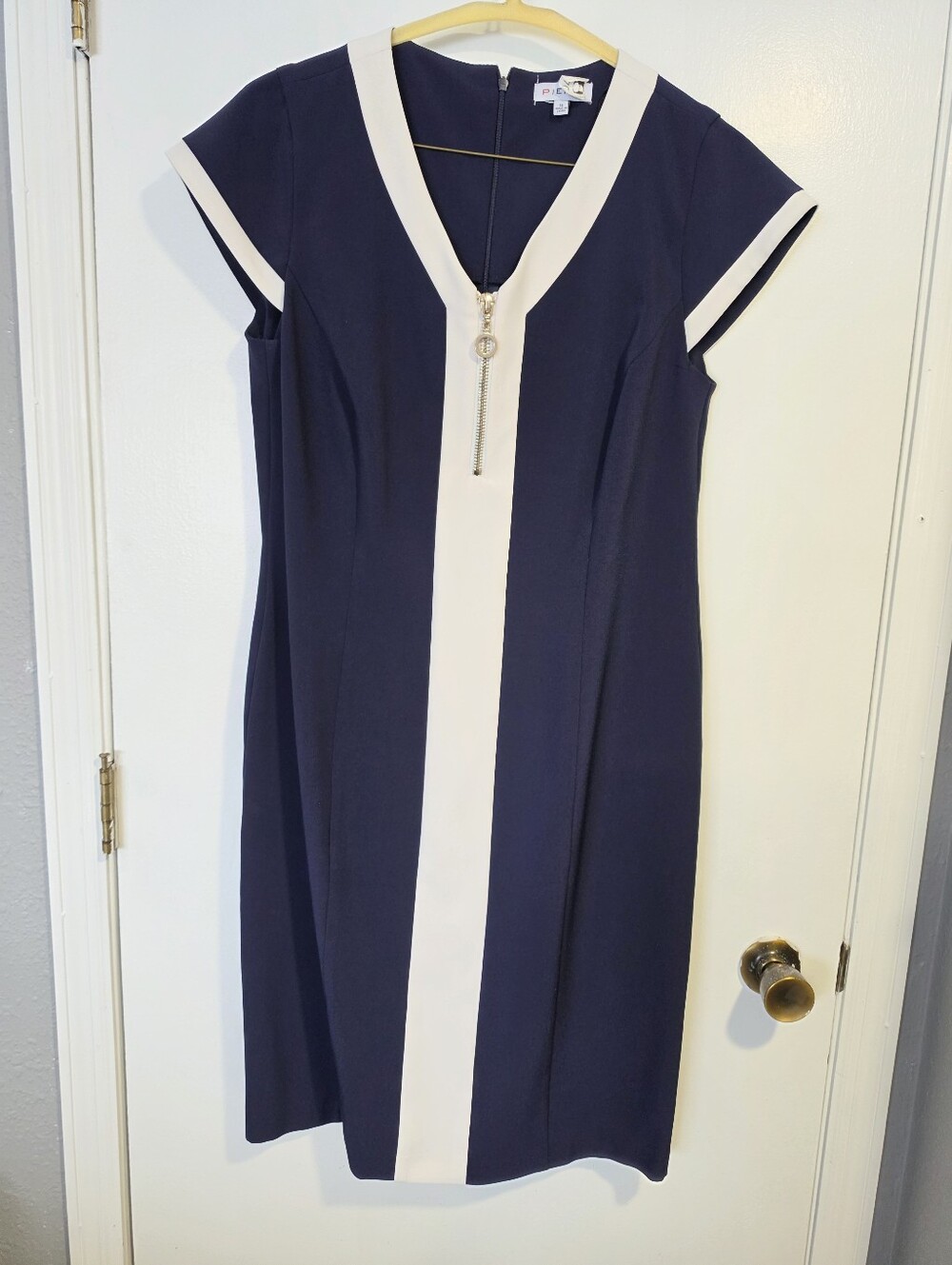 Size 14 - Navy Sheath Dress